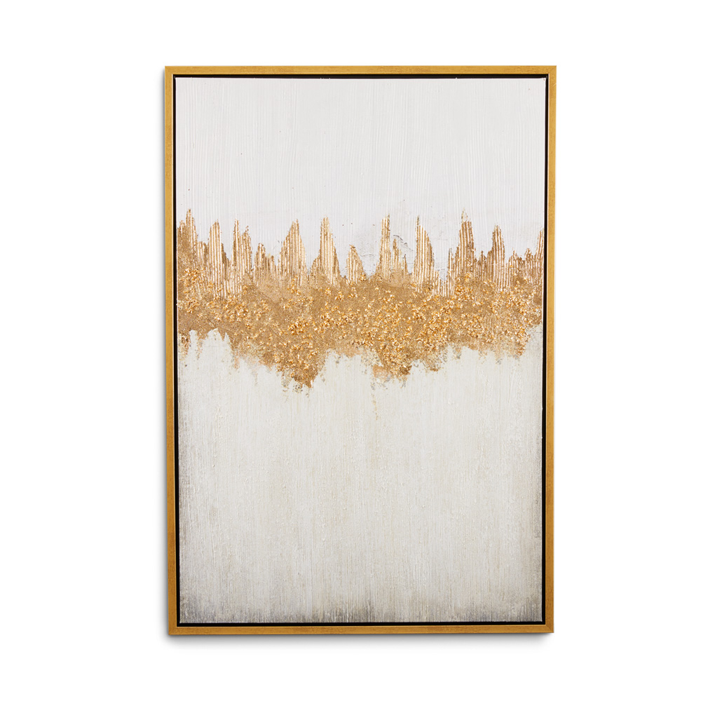 Wall Art: White and Gold
